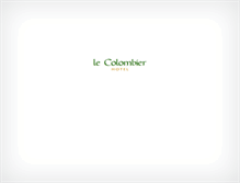 Tablet Screenshot of hotel-colombier.com